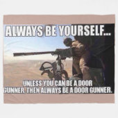 SEID IMMER SELBST FLEECEDECKE (Vorderseite (Horizontal))