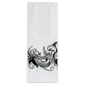 SEID KIND! Zitat zur inspirierenden Kalligrafie Geschenktüte Für Weinflaschen (Vorderseite)