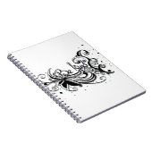 SEID KIND! Zitat zur inspirierenden Kalligrafie Notizblock (Rechte Seite)