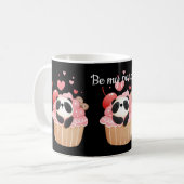 Seid mein Panda valentine Kaffeetasse (Vorderseite Links)