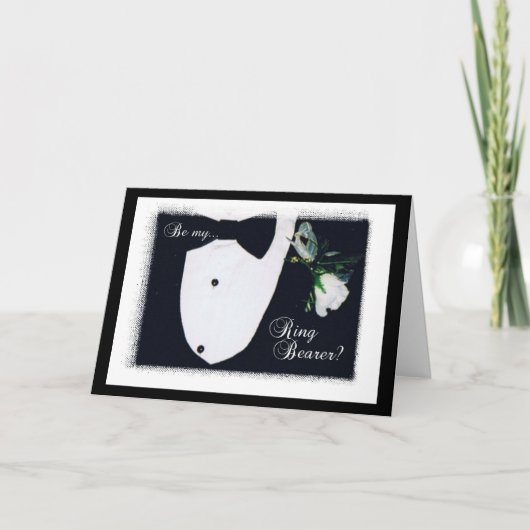 Seid mein Ringträger? Einladung (Vorderseite)