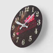 Seid mein runde wanduhr (Winkel)