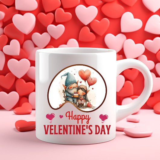 Seid mein Valentin? - Engagierte Hingabe Zweifarbige Tasse
