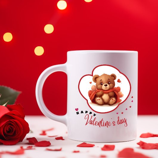 Seid mein Valentin? - Heartwarming-Symphonie Zweifarbige Tasse