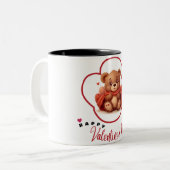 Seid mein Valentin? - Heartwarming-Symphonie Zweifarbige Tasse (Vorderseite Links)