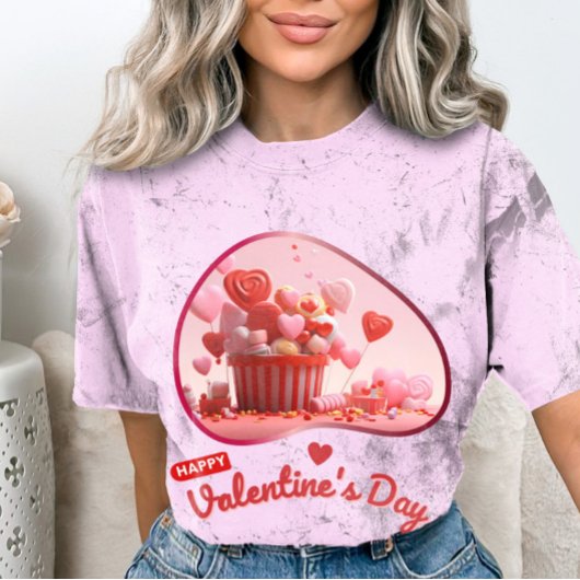 Seid mein Valentin? - Sweetheart's Embrace T-Shirt