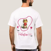 Seid mein Valentin? - Wunsch T-Shirt (Rückseite)