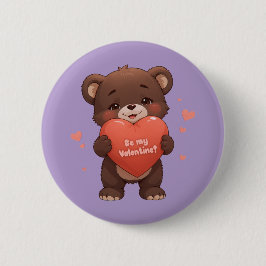 Seid mein Valentine? Button