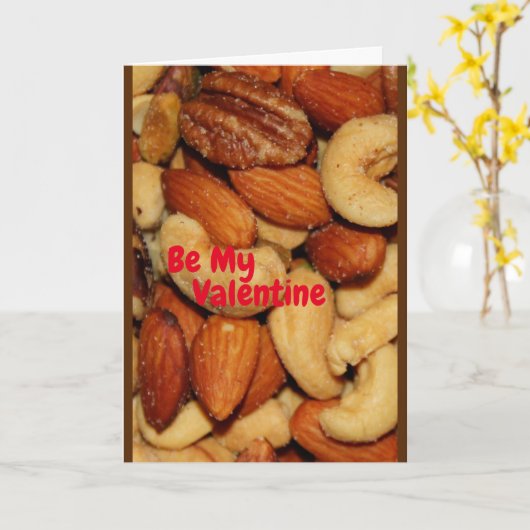 Seid mein Valentine, ich bin verrückt nach dir Karte (Gelbe Blume)