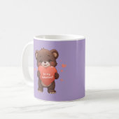Seid mein Valentine? Kaffeetasse (Vorderseite Links)