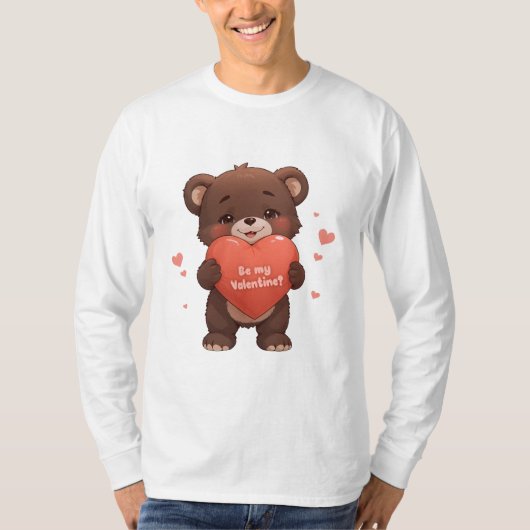 Seid mein Valentine? T-Shirt (Vorderseite)