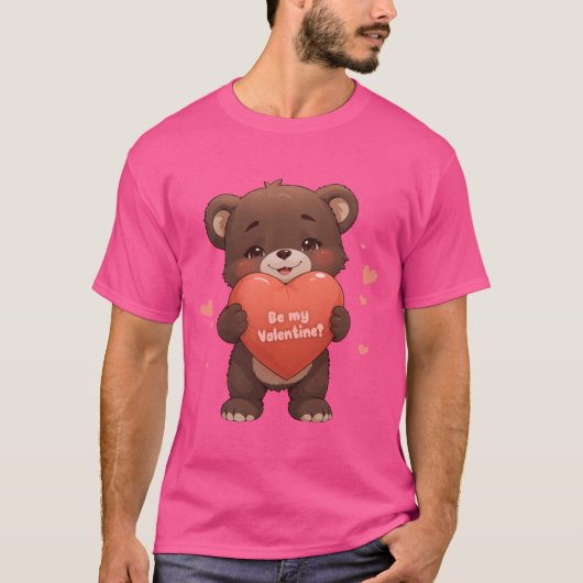 Seid mein Valentine? T-Shirt (Vorderseite)