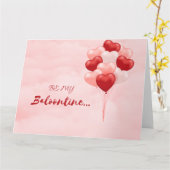 SEID MEINE BALOONTINE-KARTE KARTE (Gelbe Blume)