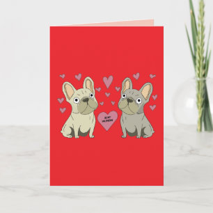 Seid meine Valentins, Hunde Karte