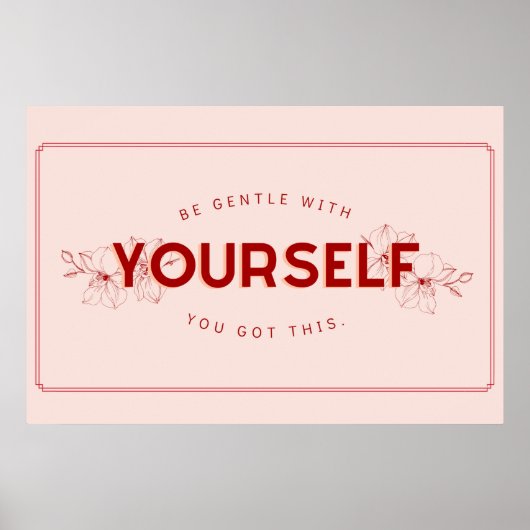 SEID MIT DEINEM SELBST, DASS DU DIES GOT POSTER (Vorne)