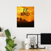 SEID NATUR MORGENS SONNENSCHIRM. POSTER (Heimbüro)