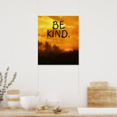 SEID NATUR MORGENS SONNENSCHIRM. POSTER (Küche)
