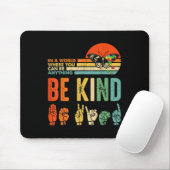 Seid Nett Autismus-Bewusstsein Asl Mutter Lehrer F Mousepad (Mit Mouse)