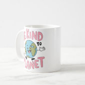 Seid nett zu unserem Planeten 💚 Kaffeetasse (Vorderseite Links)