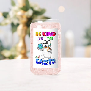 Seid nett zur Erde Dosenglas
