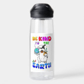 Seid nett zur Erde Trinkflasche (Rückseite)