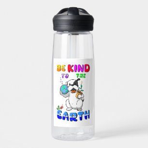 Seid nett zur Erde Trinkflasche