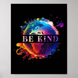 Seid nett zur Mutter Erde Umweltschutz Poster