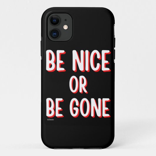 SEID NICE ODER SEIN komisches Zitat? Case-Mate iPhone Hülle (Rückseite)