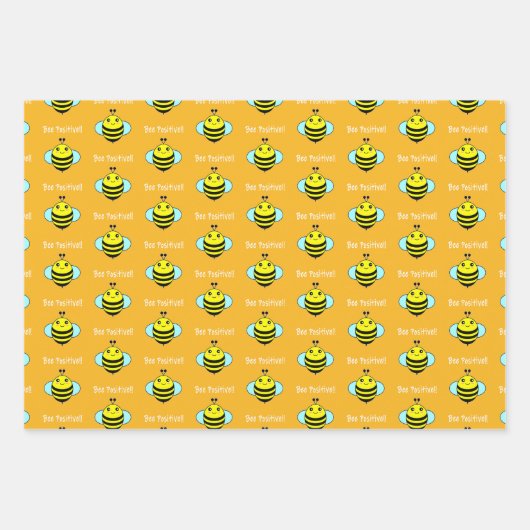 Seid positiv! geschenkpapier set (Vorderseite 2)