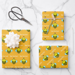 Seid positiv! geschenkpapier set