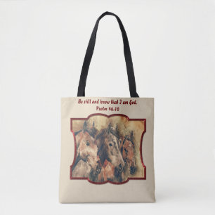 Seid still und erkennt, dass ich Gott bin.Psalm 46 Tasche