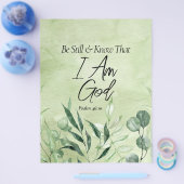 Seid still und wisst, dass ich GOTT bin Flyer (Einzeln)