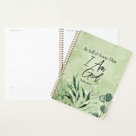 Seid still und wisst, dass ich GOTT bin Planer (Anzeige)