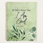 Seid still und wisst, dass ich GOTT bin Planer (Vorderseite)