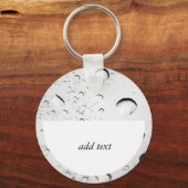 Seide auf Glas Schlüsselanhänger (Vorderseite)