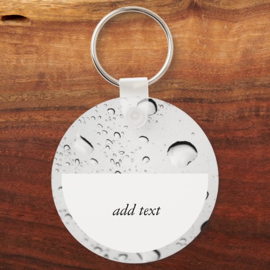 Seide auf Glas Schlüsselanhänger (Vorderseite)