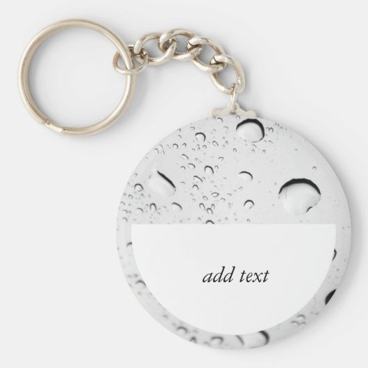 Seide auf Glas Schlüsselanhänger (Vorne)