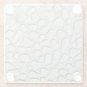 Seide auf Glasdach Glasuntersetzer (Rückseite)