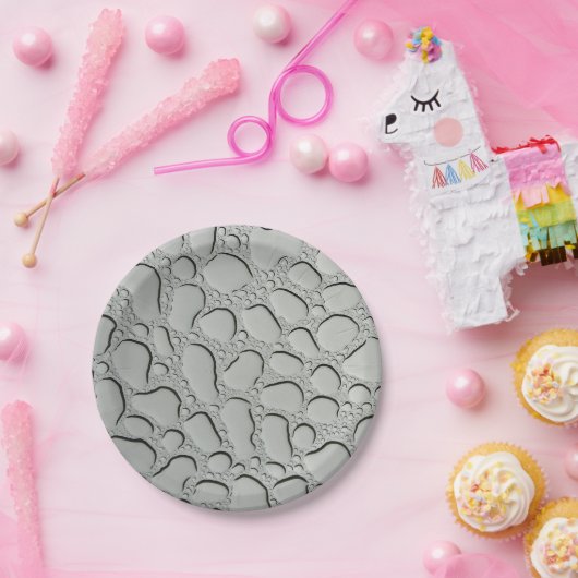 Seide auf Glasdach Pappteller (Party)