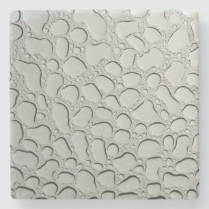 Seide auf Glasdach Steinuntersetzer