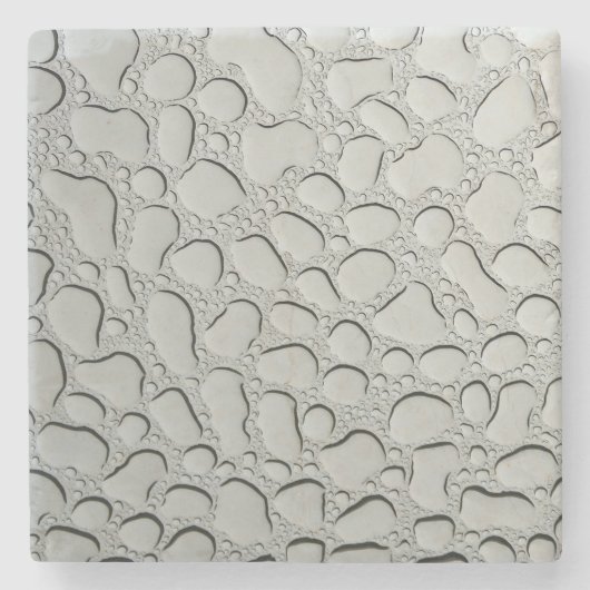 Seide auf Glasdach Steinuntersetzer (Vorderseite)