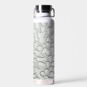 Seide auf Glasdach Trinkflasche (Rückseite)
