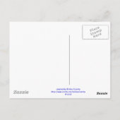Seide auf Rose..... Postkarte (Rückseite)
