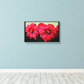 Seide-Blume Leinwanddruck (Insitu (Holzboden))