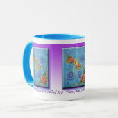 Seide gemalte Libellen-Dankbarkeit siter Tasse (Vorderseite Links)