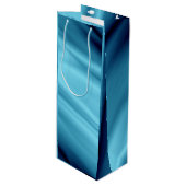 Seide Geschenktüte Für Weinflaschen (Vorderseite Schrägansicht)