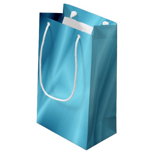 Seide Kleine Geschenktüte (Rückseite Schrägansicht)