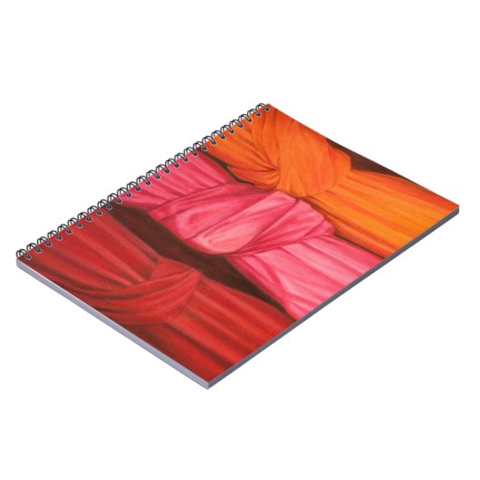 Seide knotet 2010 notizblock (Linke Seite)