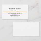 Seide Modernes Schlicht Einfaches Attraktives Mini Visitenkarte (Vorne/Hinten)