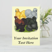 Seide:  Sammelroster Einladung (Stehend Vorderseite)